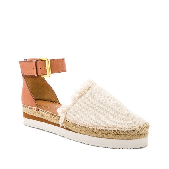 See By Chloe Shoes - Glyn Espadrille Sandal in Natural
See By Chloe